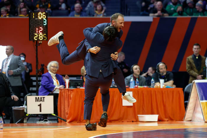 Illinois state wrestling championships February 18 2023 Nate Latsch 15379